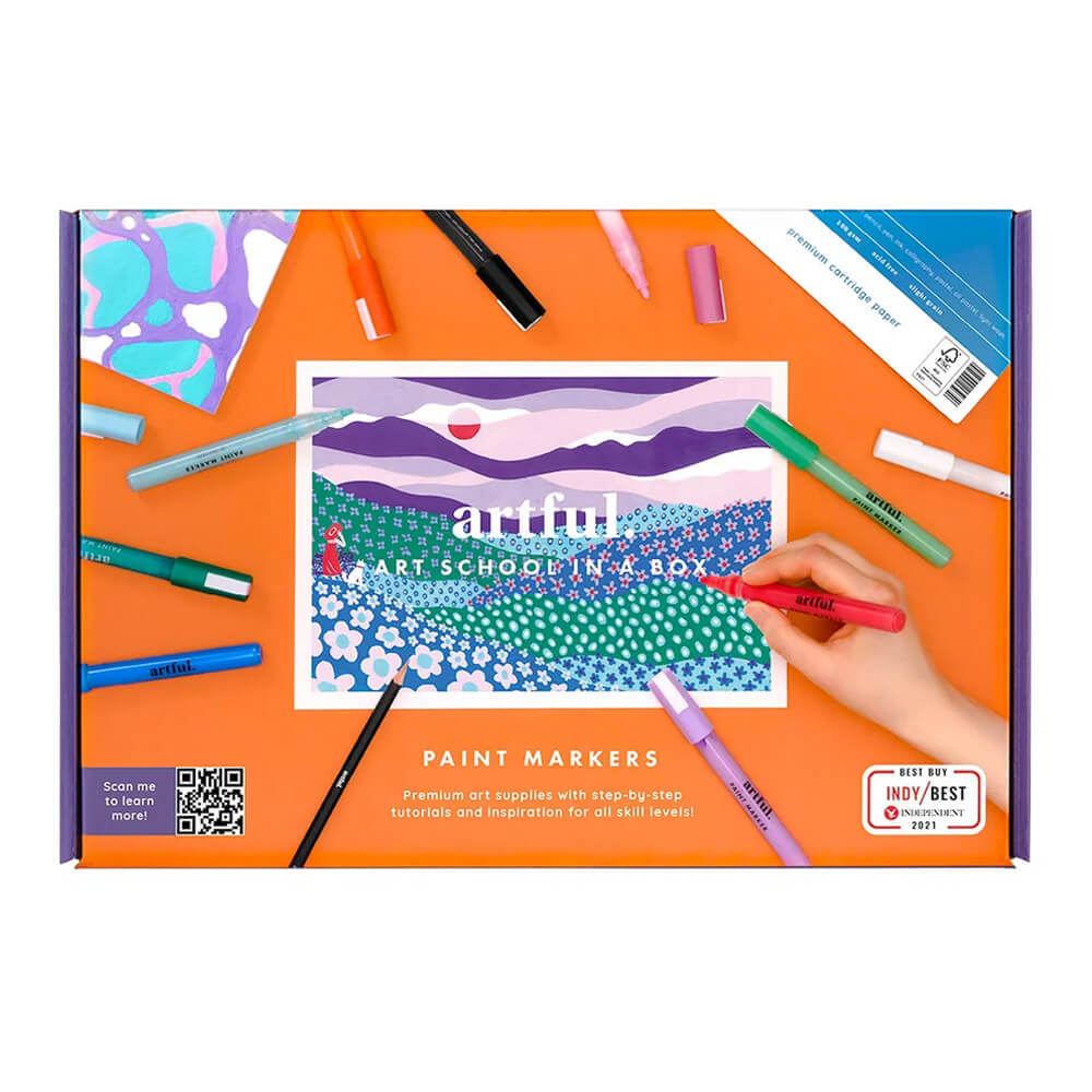 Artful: Art School in a Box – Paint Markers Edition